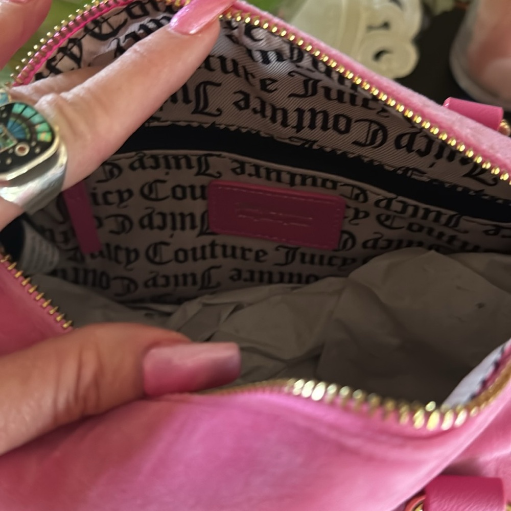 velour Juicy couture pink bag - Picture 3 of 3